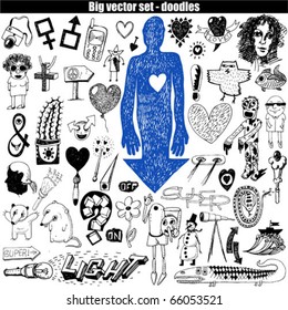 big vector set - doodle
