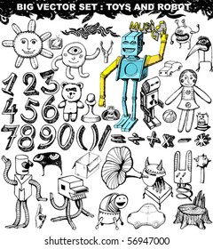 big vector set : Doodles