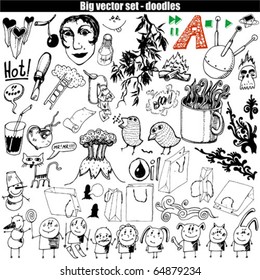 big vector set : Doodles