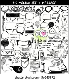 big vector set : message