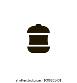 big water bottle icon. sign design