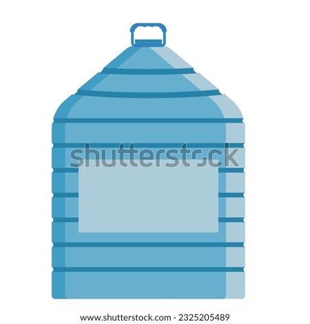 Big water bottle icon for your deisgn