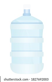 Big water bottle. vector illustration
