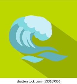 Big wave icon. Cartoon illustration of big wave vector icon for web