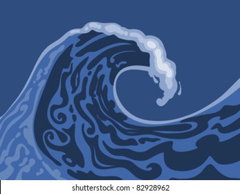 Big Wave Illustration