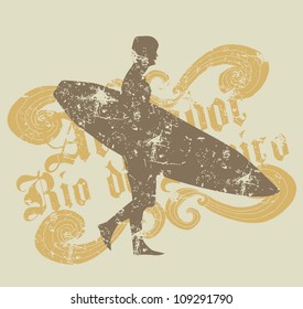 big wave surfer