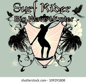 big wave surfer