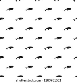 Big whale pattern seamless vector repeat geometric for any web design