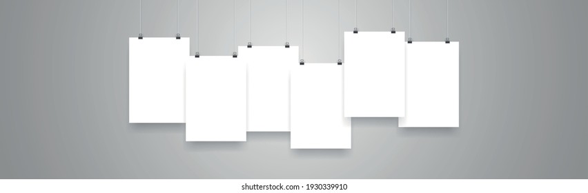 Big White Banner Background Template - illustration