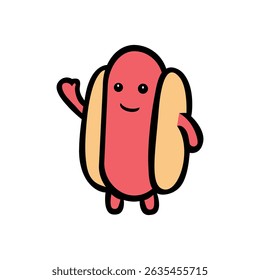 Big Willy's Hot Dogs icon vector Design