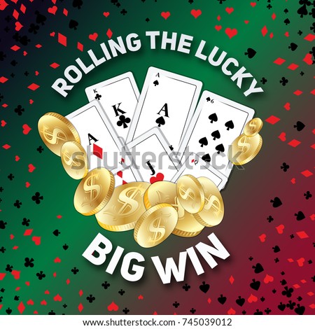 big win banner flyer online casino stock vector royalty free flyer games online