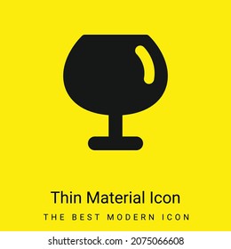 Big Wine Glass minimal bright yellow material icon