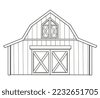 farmhouse drawing