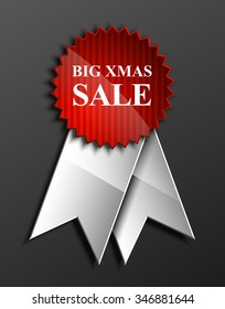 Big xmas Sale Tag illustration
