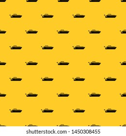 Big yacht pattern seamless vector repeat geometric yellow for any design