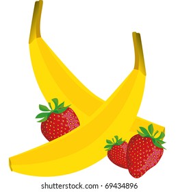 a big yellow banana ready to be eaten