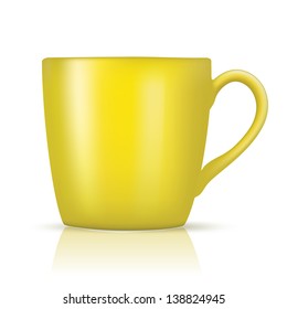 big yellow cup