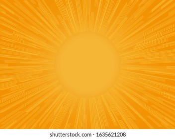 Big yellow flash background design