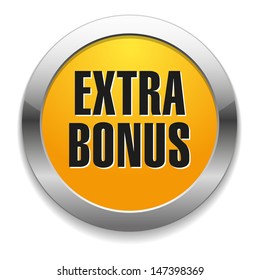 Big yellow metallic extra bonus button