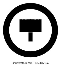 Bigboard black icon in circle