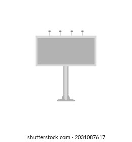 
Bigboard with blank eran for banner. Vector illustration
