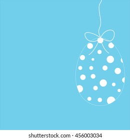 big-eggs and polka dot background
