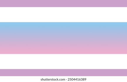 Bigender Pride Flag, vector design