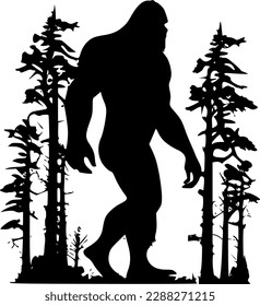 Bigfoot - High Quality Vector Logo - Vector illustration ideal for T-shirt graphic