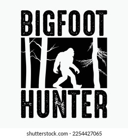 Bigfoot Hunter Funny Bigfoot