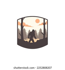 bigfoot logo template vector design