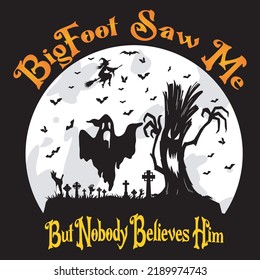 Bigfoot saw me but nobody believe him
