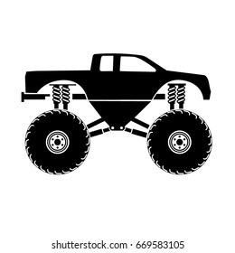 Bigfoot  truck vector