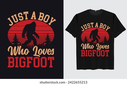 Bigfoot t-shirt design vector retro vintage style Funny Sasquatch 
Official Bigfoot research team adventure 