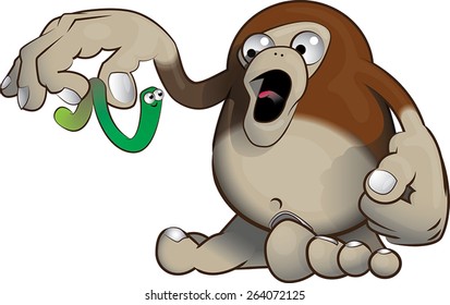 Bigfoot vs earthworm