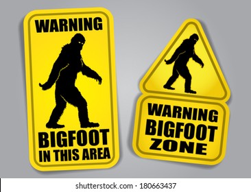 Bigfoot Warning Signs 