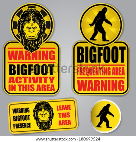 Bigfoot Warning Signs 