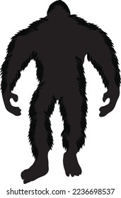 Bigfoot Yeti Sasquatch Illustration Vector 