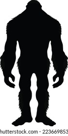 Bigfoot Yeti Sasquatch Illustration Vector 