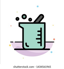 Bigger, Biochemistry, Biology, Chemistry Abstract Flat Color Icon Template