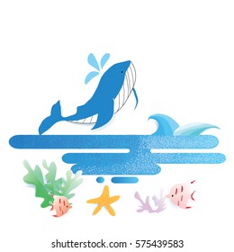 Bigger than a cute whale resources in the sea.