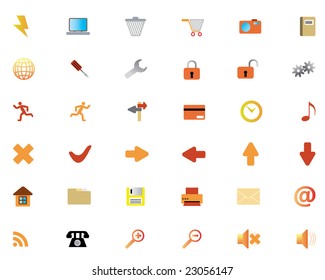 Biggest collection of different icons for using in web design