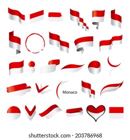 biggest collection of vector flags of Monaco