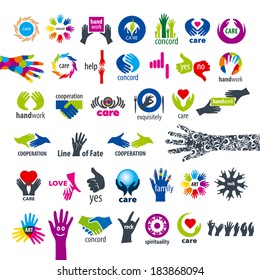 biggest collection of vector icons hands 