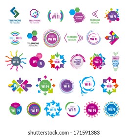 biggest collection of vector icons Wi fi 