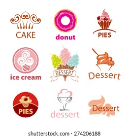 biggest collection of vector logos desserts