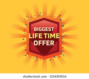 Biggest Lifetime Offer Vector Unit Sale Discount