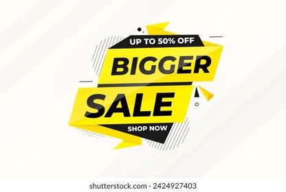 Biggest sale banner. Biggest sale of the year banner. Sale and discounts Biggest sale, Promotion special marketing poster design for digital and print market.