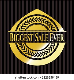 Biggest Sale Ever gold badge or emblem
