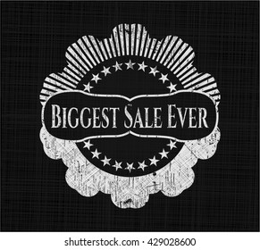 Biggest Sale Ever on blackboard
