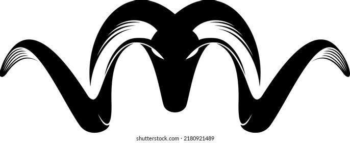 bighorn mountain goat vector for hunting logo company